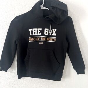 Urban Heritage Youth XS (6) Black Gold Hoodie  “THE 6IX KINGS OF THE NORTH” 2019